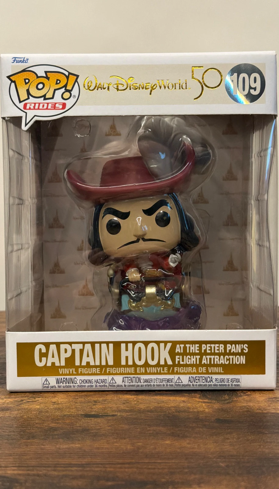 Captain Hook at the Peter Pan's Flight Attraction Walt Disney World 50th Anniversary · #109 by Andrew