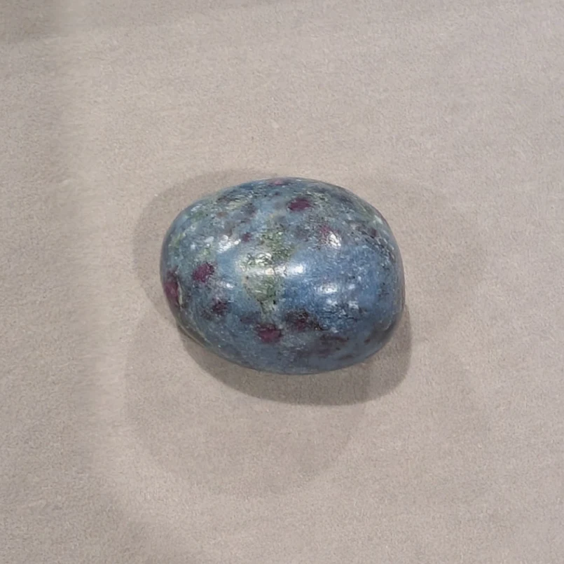 Ruby in Kyanite Corundum in Kyanite · India by sue