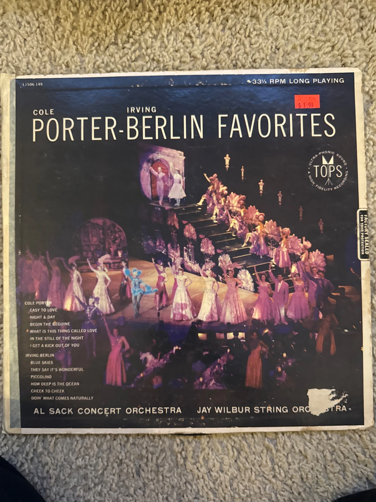 Porter-Berlin Favorites Al Sack Concert Orchestra / Jay Wilbur String Orchestra by Frog