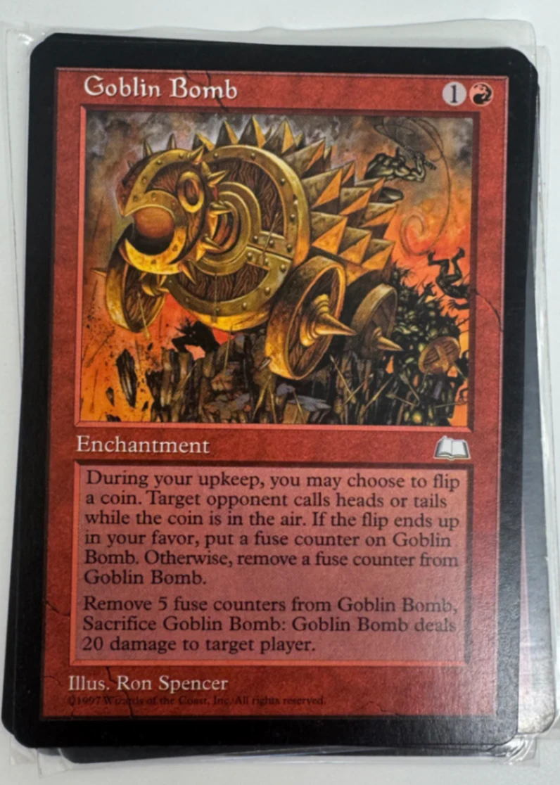 Goblin Bomb Weatherlight · Rare by David