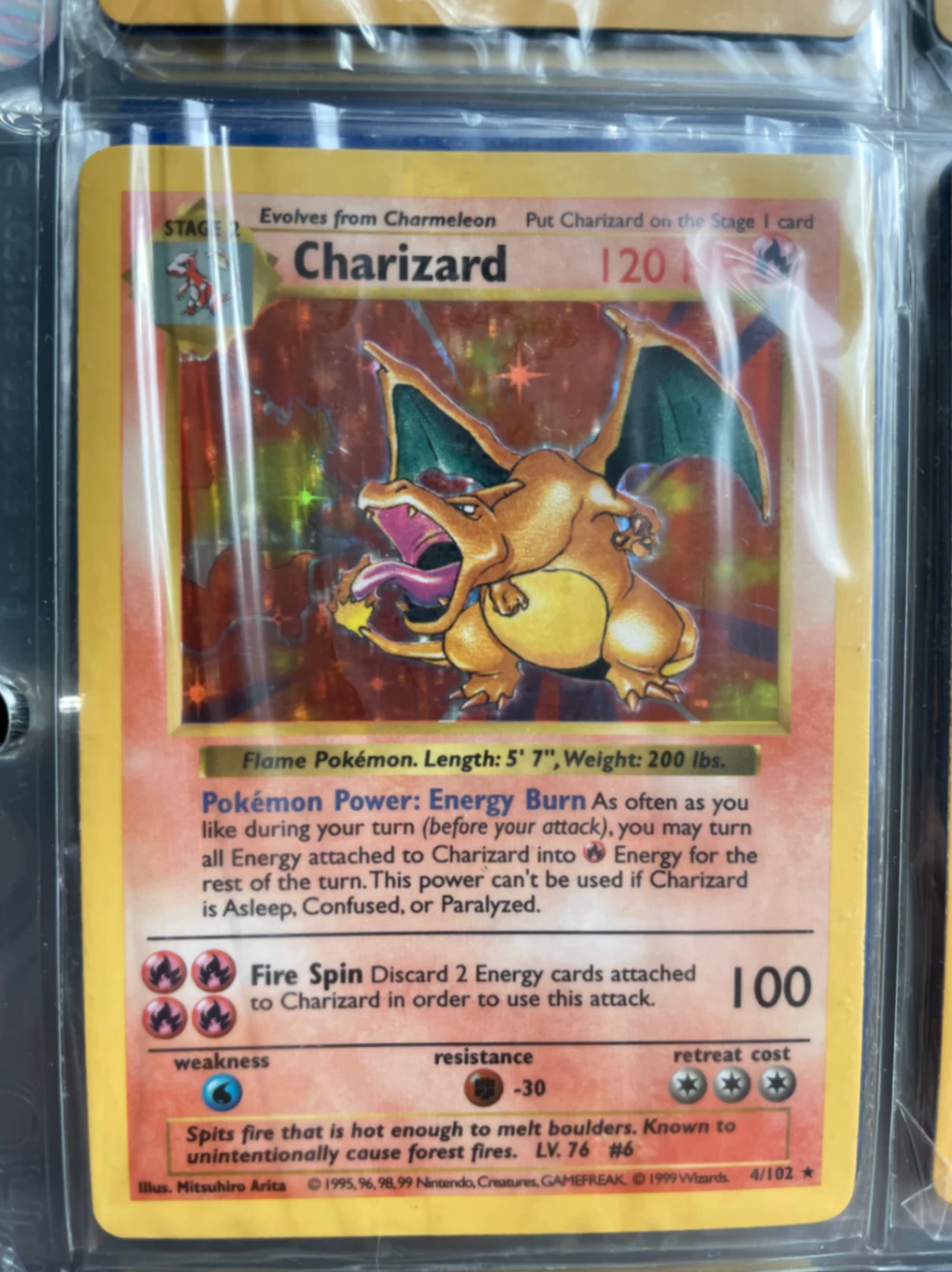 Charizard Base Set · Holo Rare by David
