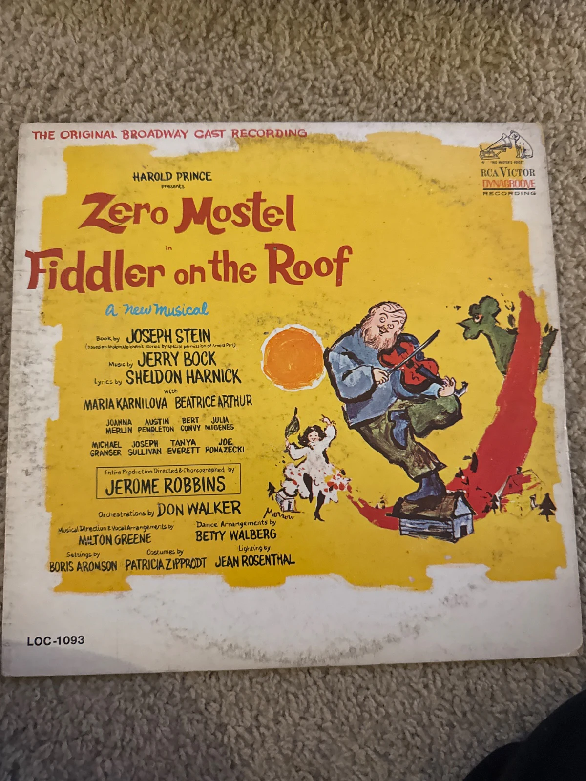 Fiddler on the Roof (The Original Broadway Cast Recording) Zero Mostel by Frog