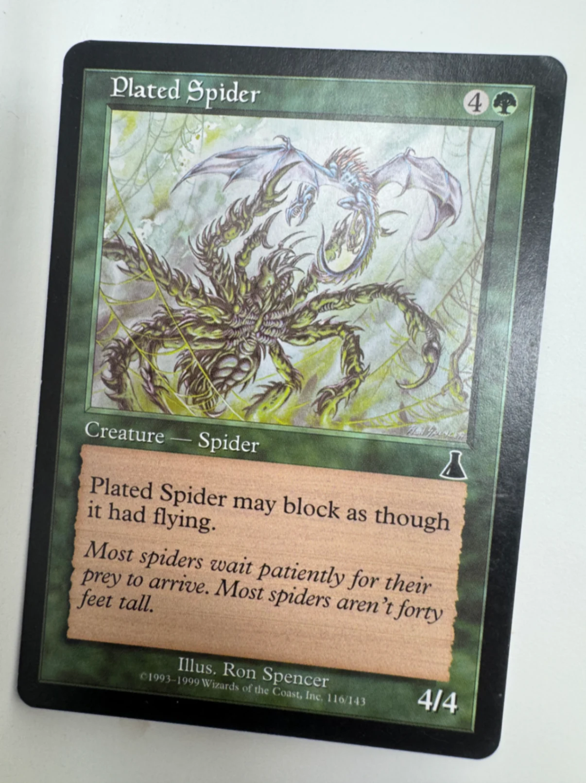 Plated Spider Urza's Destiny · Common by David