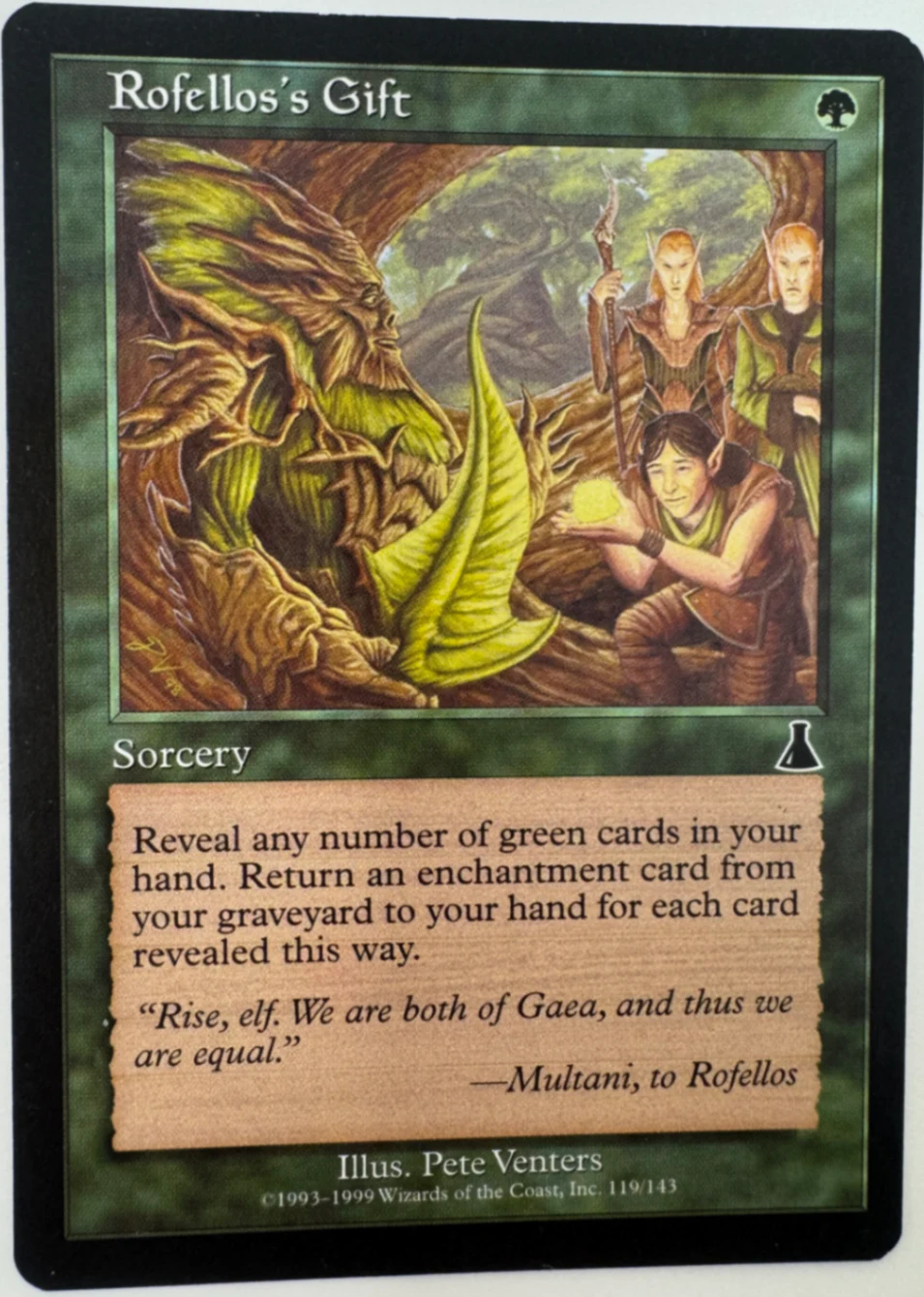 Rofellos's Gift Urza's Destiny · Common by David