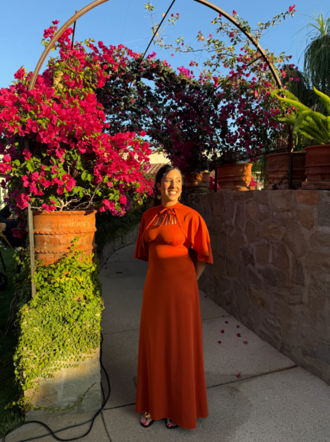 Vintage Capelet Maxi Dress by AlexPhipps