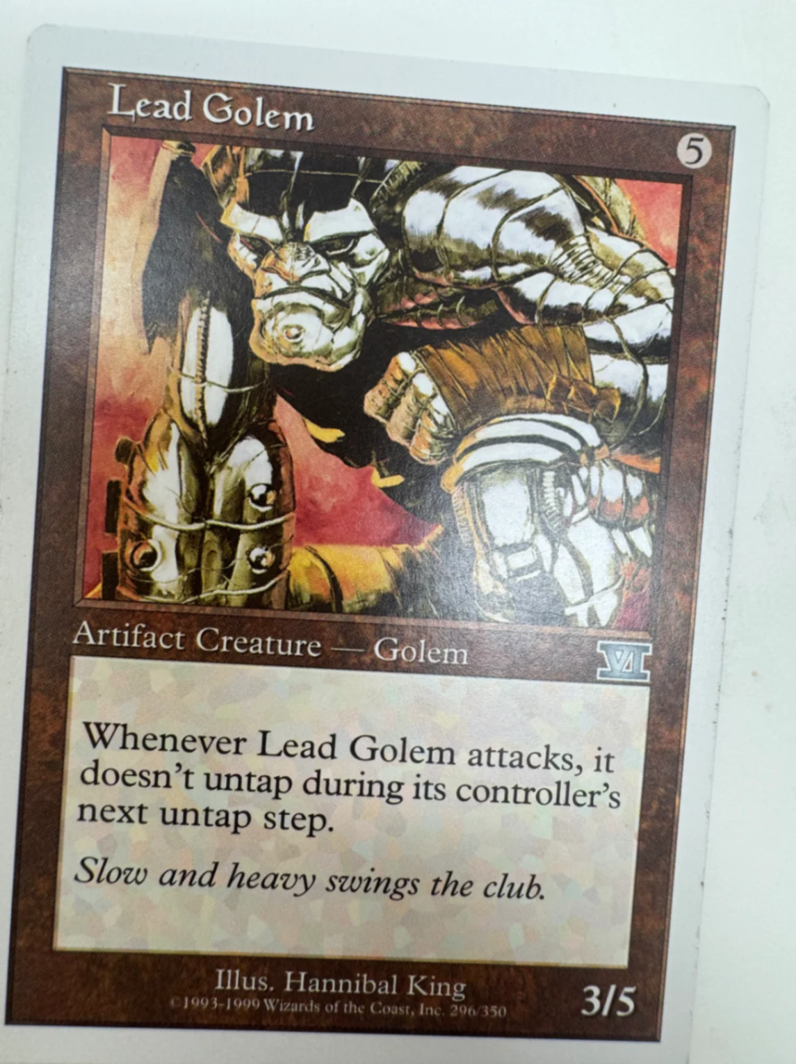 Lead Golem Classic Sixth Edition · Uncommon by David