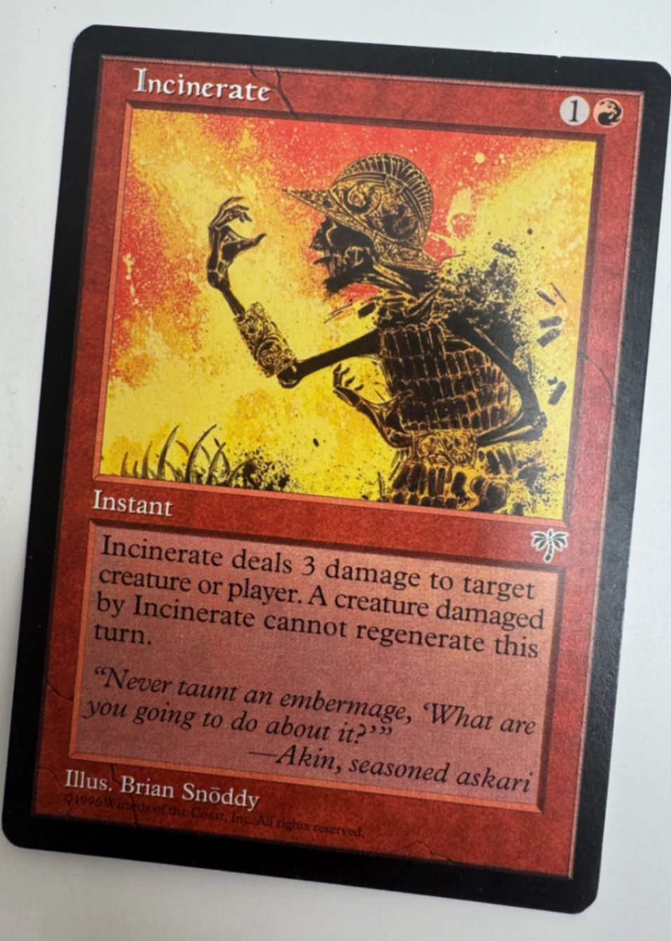 Incinerate Mirage · Common by David