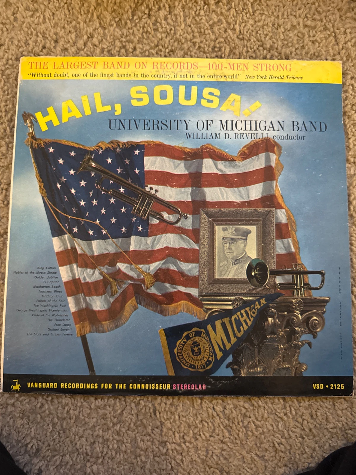 Hail, Sousa! University of Michigan Band, William D. Revelli by Frog