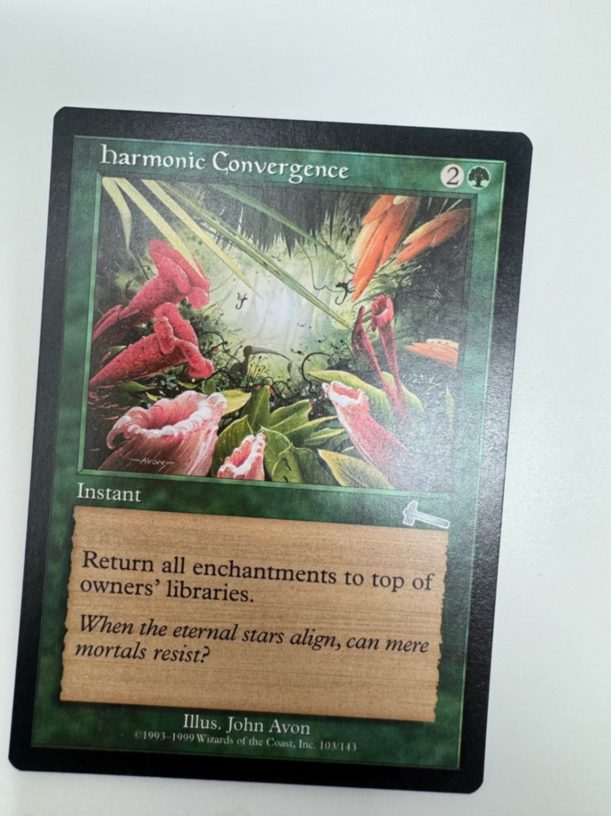 Harmonic Convergence Urza's Destiny · Uncommon by David