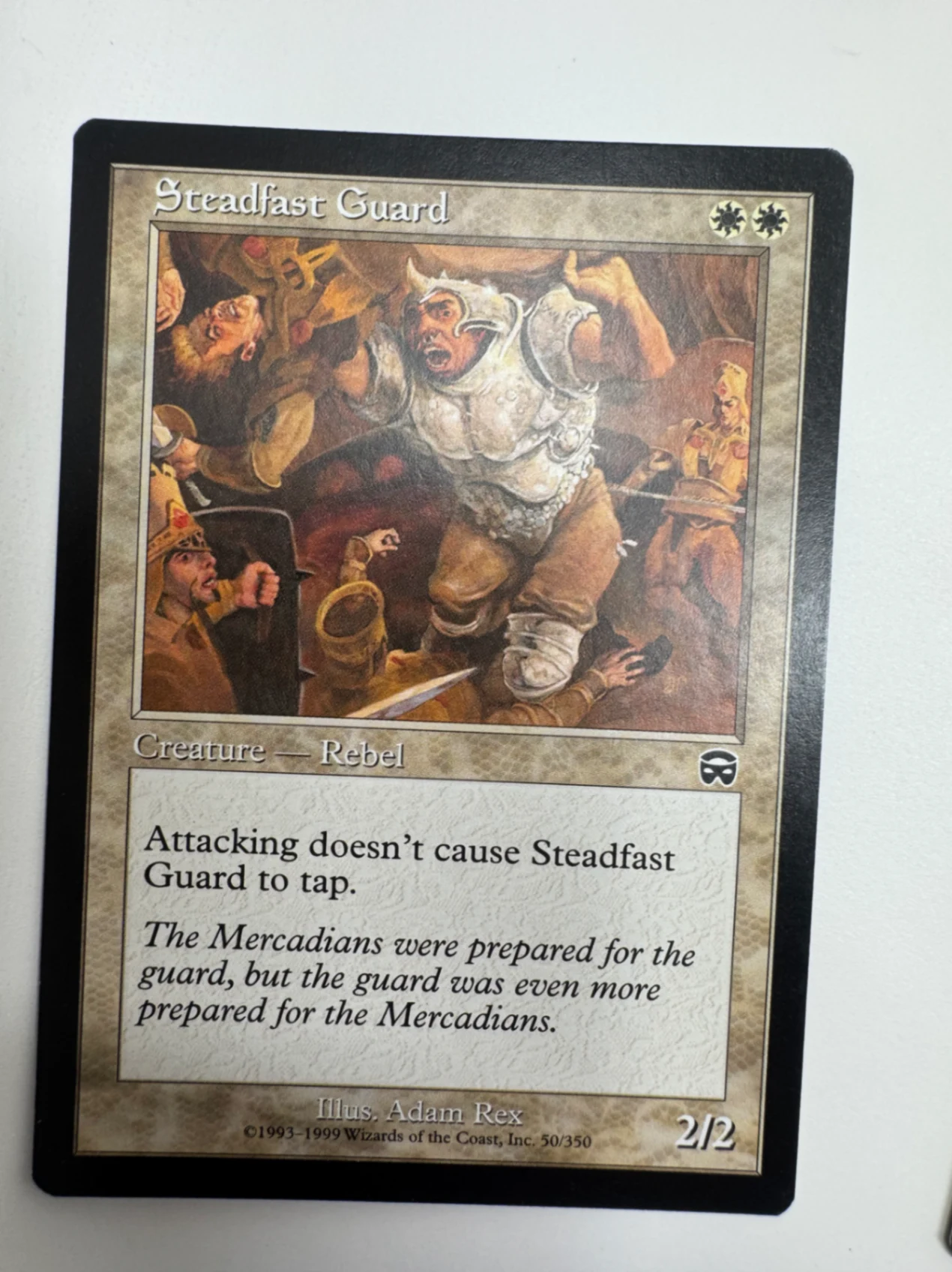Steadfast Guard Mercadian Masques · Common by David