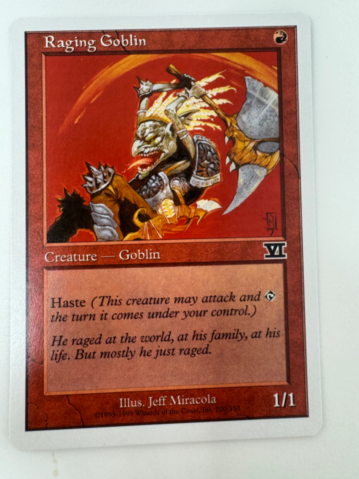 Raging Goblin Classic Sixth Edition · Common by David