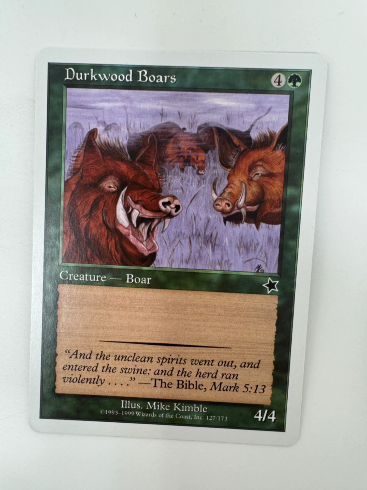Durkwood Boars Urza's Destiny · Common by David