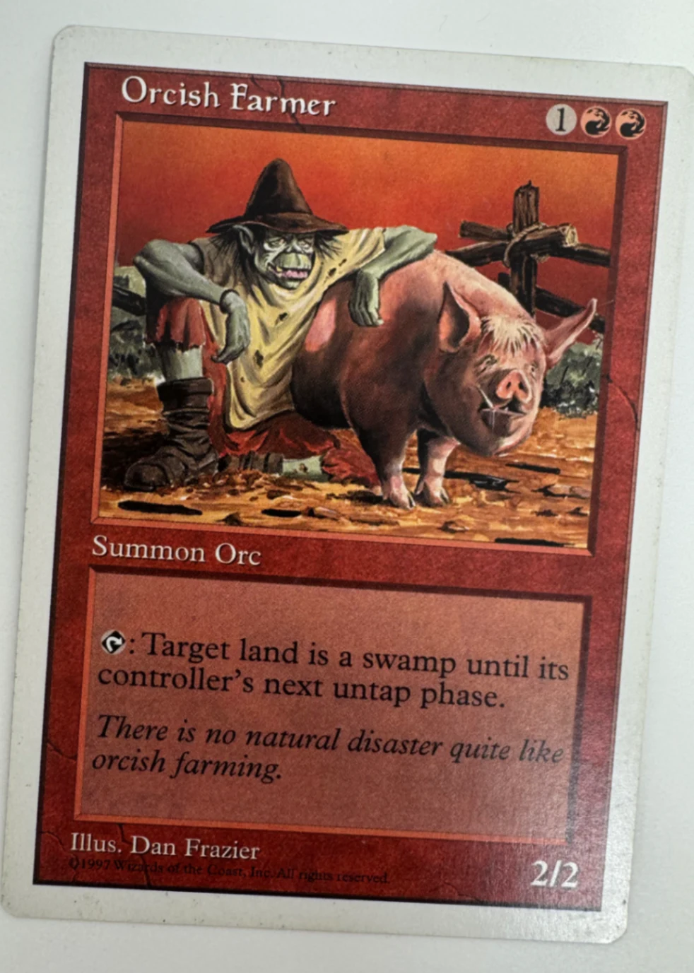 Orcish Farmer Fifth Edition · Rare by David