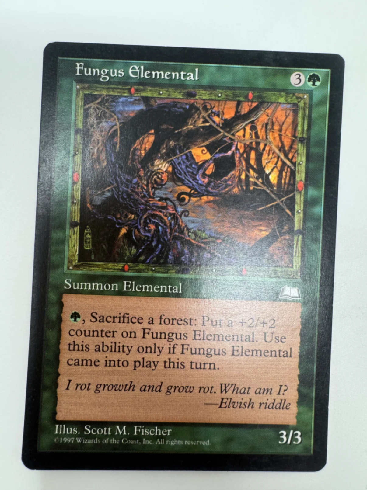 Fungus Elemental Weatherlight · Rare by David