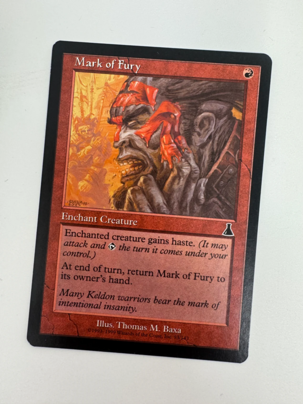 Mark of Fury Urza's Destiny · Common by David