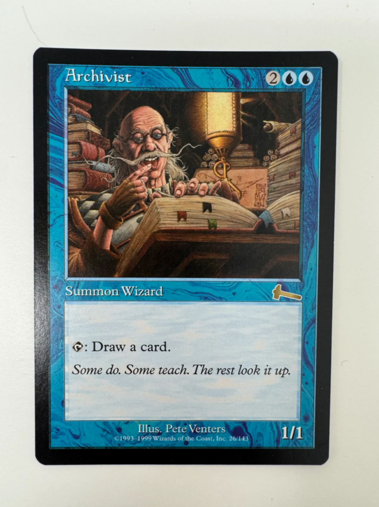 Archivist Urza's Legacy · Uncommon by David