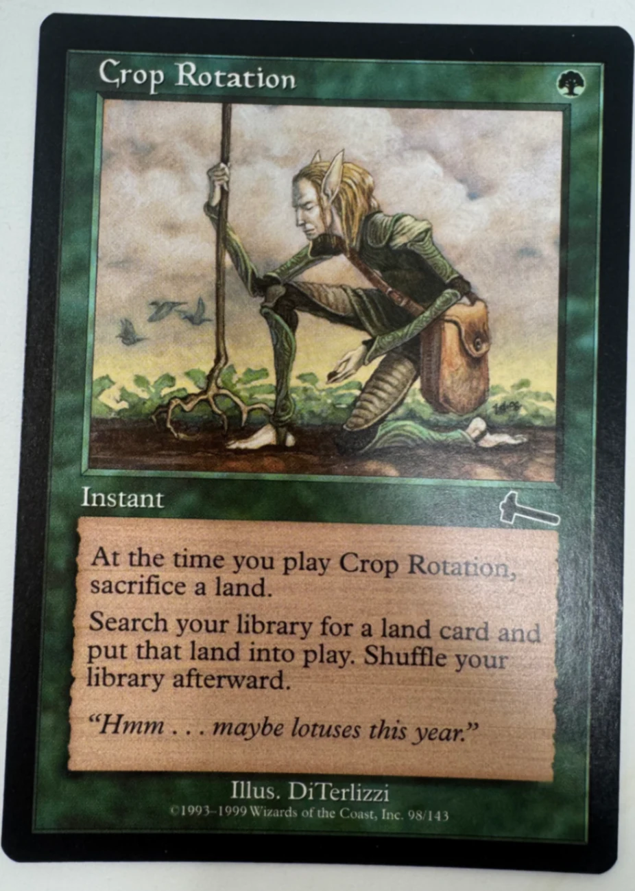 Crop Rotation Urza's Legacy · Common by David