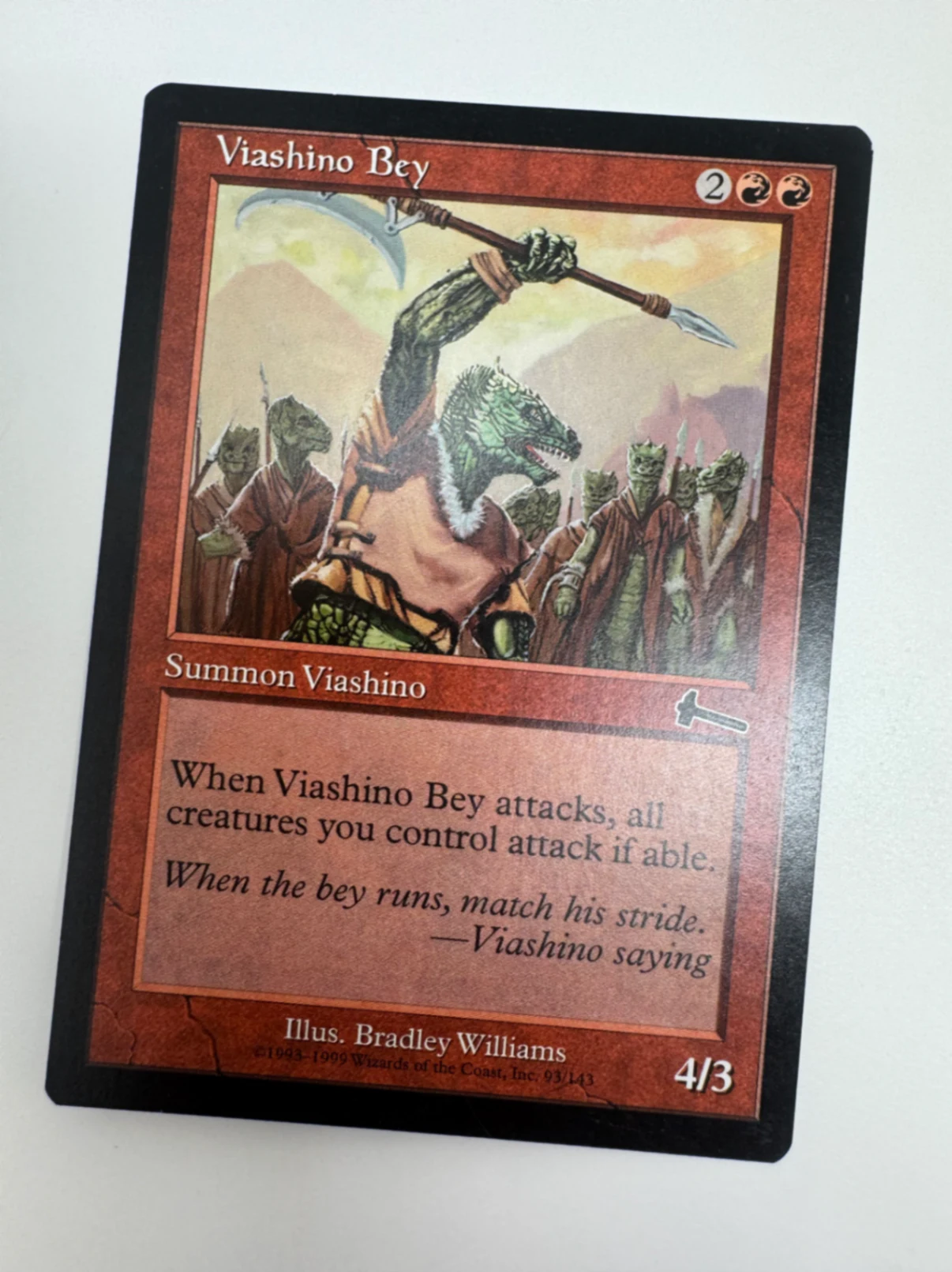 Viashino Bey Urza's Legacy · Common by David