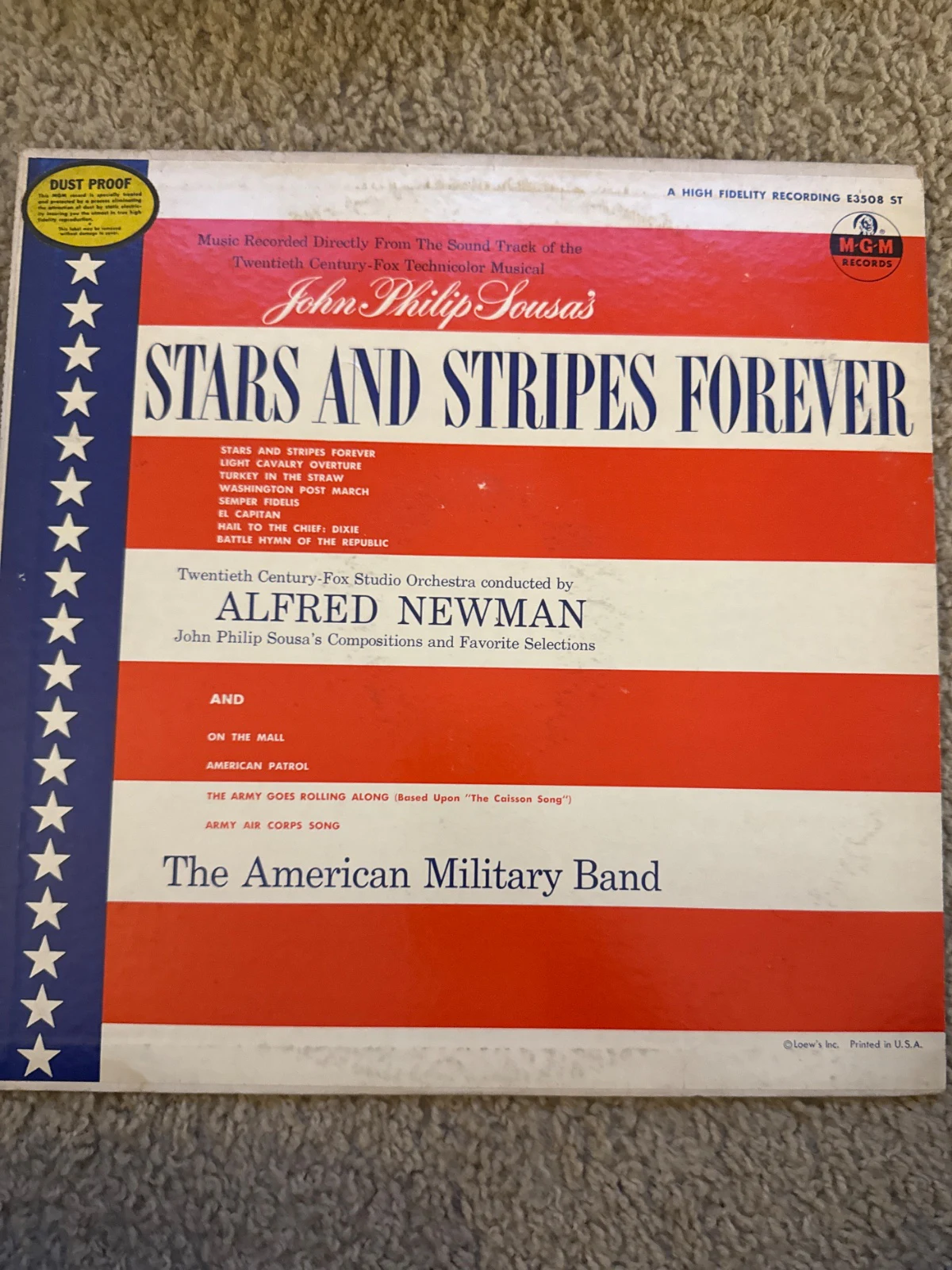 Stars and Stripes Forever Alfred Newman / The American Military Band by Frog