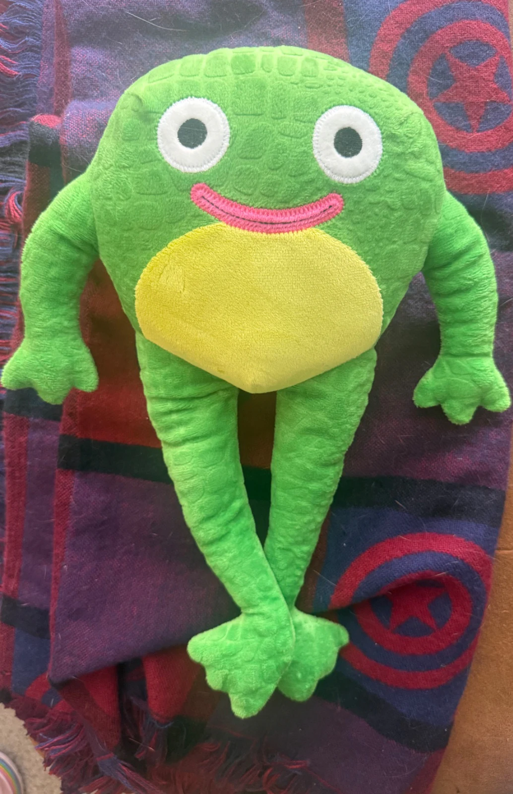 Green Frog Plush Plush/Fabric Plushie by Frog
