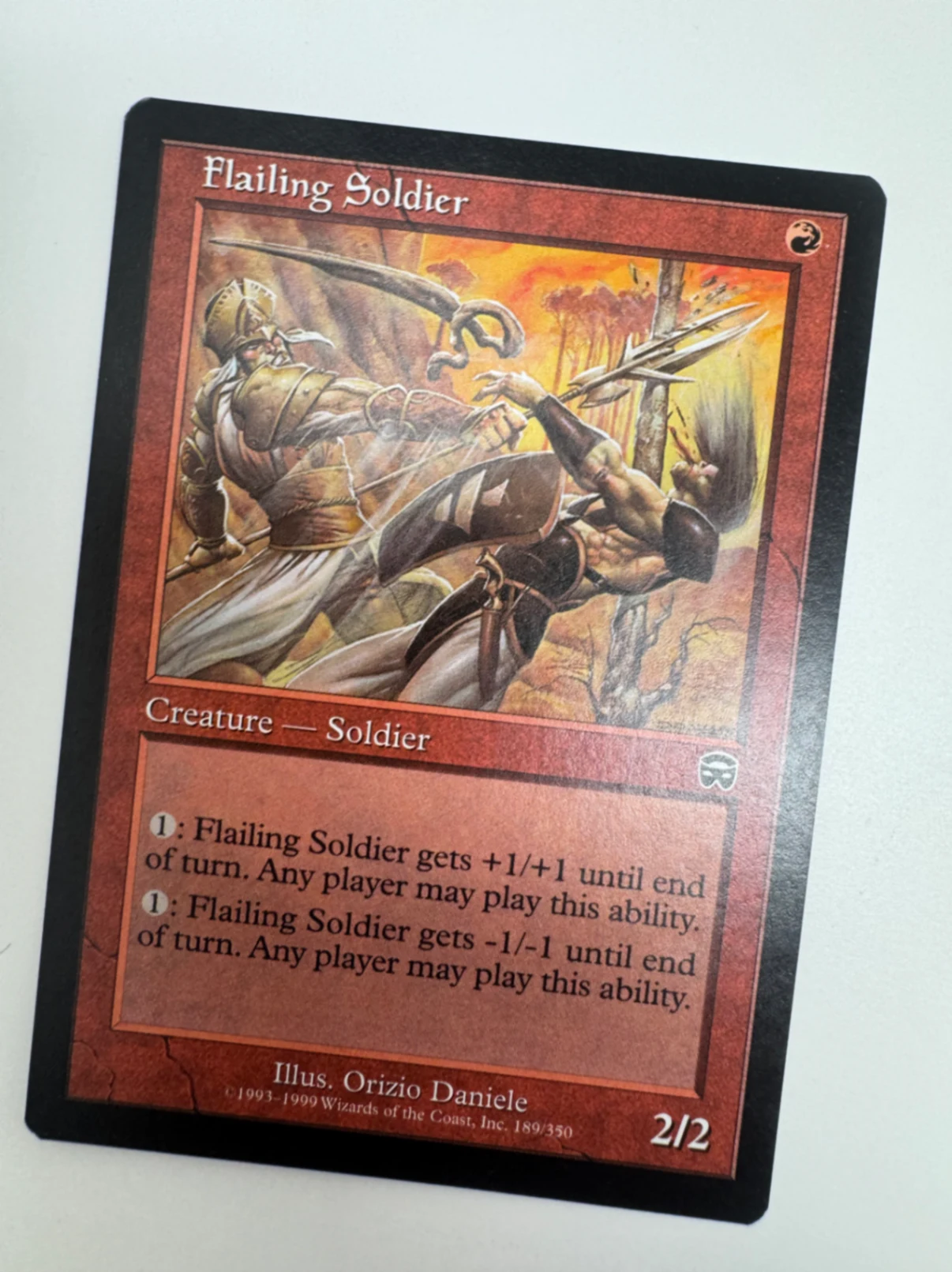 Flailing Soldier Mercadian Masques · Common by David