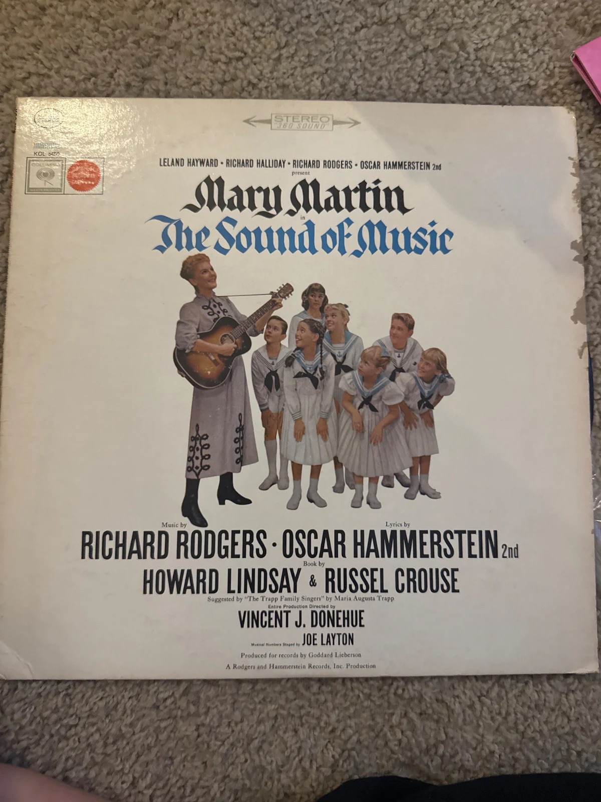 The Sound of Music (Original Broadway Cast) Mary Martin, Richard Rodgers, Oscar Hammerstein II by Frog